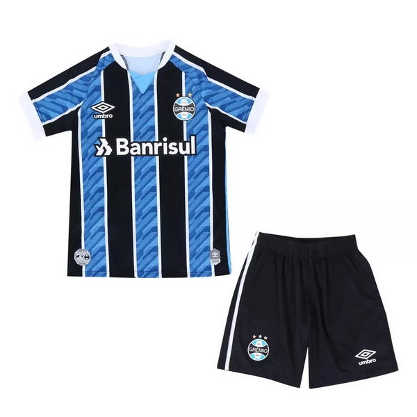 Camiseta Grêmio FBPA 1ª Niños 2020/21 Azul